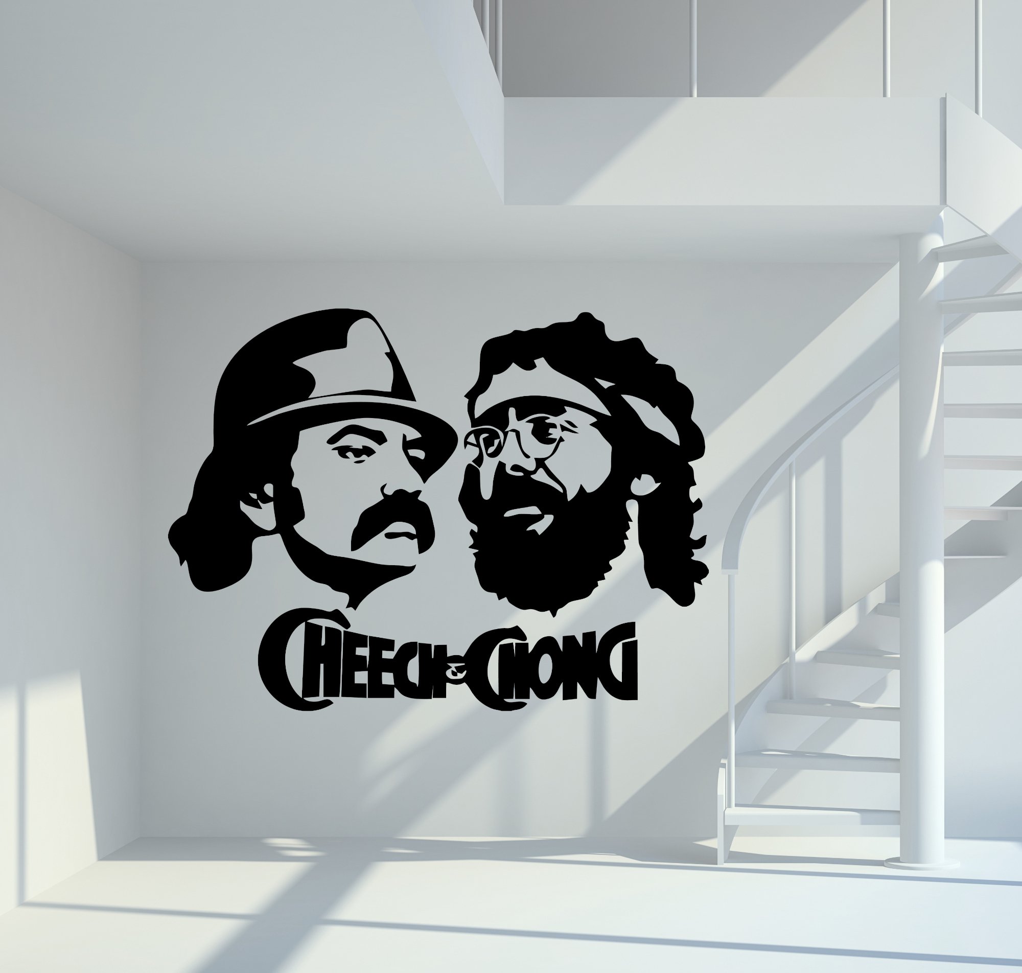 17019 Cheech & Chong Wandtattoo